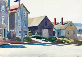 Gloucester Houses by Edward Hopper