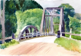 Country Bridge by Edward Hopper