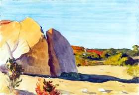 Lime Rock Quarry 1926 by Edward Hopper