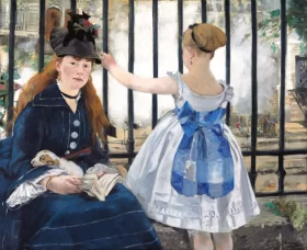 The Railway 1873 by Edouard Manet The Railway 1873 by Edouard Manet