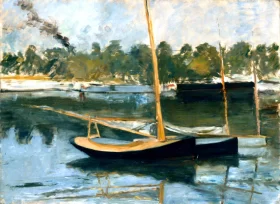 Argenteuil, Boat (study) by Edouard Manet Argenteuil, Boat (study) by Edouard Manet