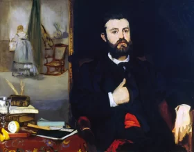 Portrait of the Poet Zacharie Astruc 1866 by Edouard Manet Portrait of the Poet Zacharie Astruc 1866 by Edouard Manet