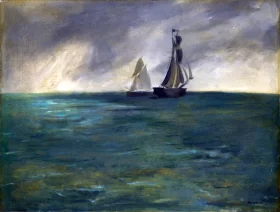 Sea in Stormy Weather 1873 by Edouard Manet Sea in Stormy Weather 1873 by Edouard Manet