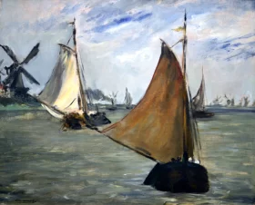 Marine in Holland 1872 by Edouard Manet Marine in Holland 1872 by Edouard Manet