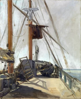 The ship's deck 1860 by Edouard Manet The ship's deck 1860 by Edouard Manet