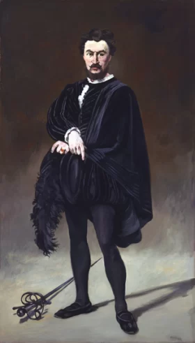 The Tragic Actor (Rouvière as Hamlet) 1866 by Edouard Manet