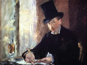 Chez Tortoni 1875 by Edouard Manet