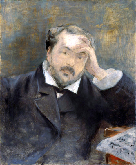 Emmanuel Chabrier 1881 by Edouard Manet, oil painting reproduction on canvas Emmanuel Chabrier 1881 by Edouard Manet