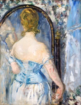 Before the Mirror (Devant la glace) 1876 by Edouard Manet