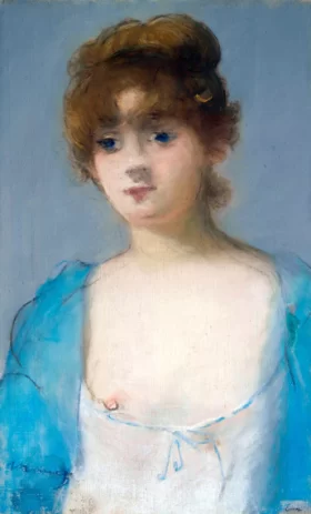 Young Girl in negligee 1882 by Edouard Manet Young Girl in negligee 1882 by Edouard Manet