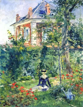 In the garden of Villa Bellevue 1880 by Edouard Manet