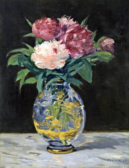 Bouquet of Peonies 1882 by Edouard Manet, oil painting reproduction on canvas Bouquet of Peonies 1882 by Edouard Manet