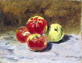 Quatre Pommes 1882 by Edouard Manet
