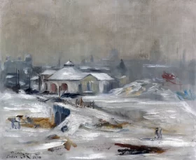 La Gare Du Chemin De Fer De Sceaux 1870 by Edouard Manet