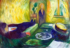 The Murderess by Edvard Munch