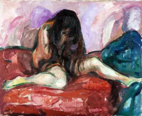 Weeping Nude by Edvard Munch