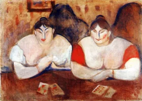 Rose And Amelie by Edvard Munch