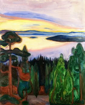 View From Nordstrand by Edvard Munch View From Nordstrand by Edvard Munch