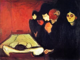 By The Deathbed by Edvard Munch By The Deathbed by Edvard Munch