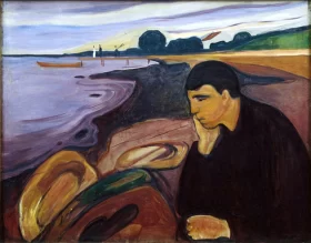 Melancholy by Edvard Munch Melancholy by Edvard Munch