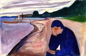 Melancholy by Edvard Munch Melancholy by Edvard Munch
