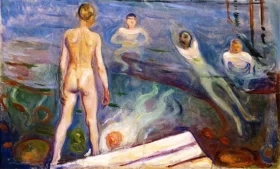 Bathing Boys by Edvard Munch Bathing Boys by Edvard Munch