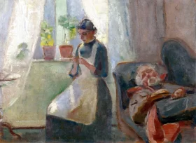 Afternoon Nap by Edvard Munch