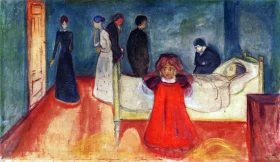 Death And The Child by Edvard Munch Death And The Child by Edvard Munch