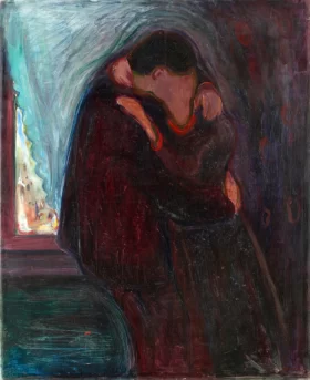 The Kiss by Edvard Munch