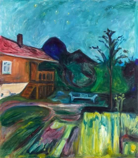 Summer Night, Asgardstrand by Edvard Munch
