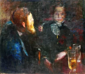 Tete A Tete by Edvard Munch