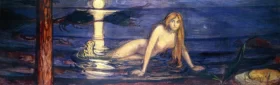 The Mermaid by Edvard Munch