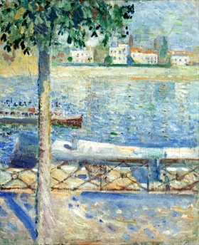 The Seine At Saint Cloud by Edvard Munch