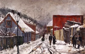 From Saxegardsgate by Edvard Munch