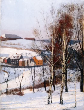 View From Fossveien by Edvard Munch