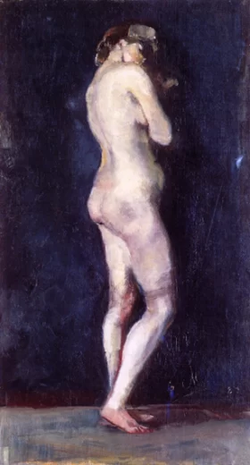 Standing Female Nude by Edvard Munch
