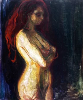 Nude In Profile by Edvard Munch