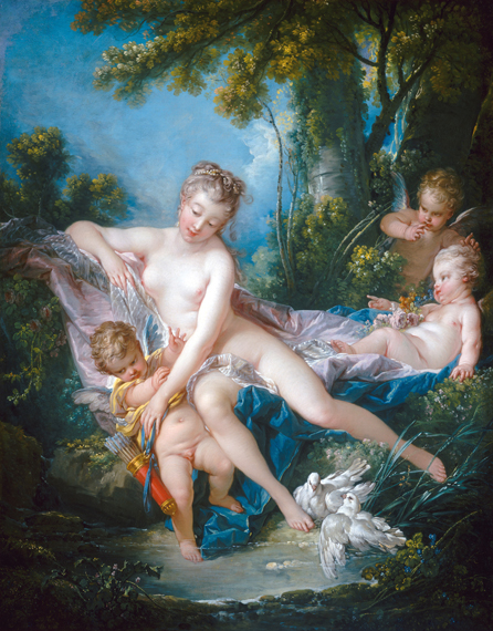 Venus Consoling Love 1751 by Francois Boucher, oil painting reproduction on canvas Venus Consoling Love 1751 by Francois Boucher