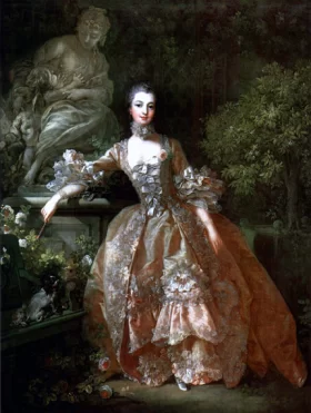Madame de Pompadour 1759 by Francois Boucher