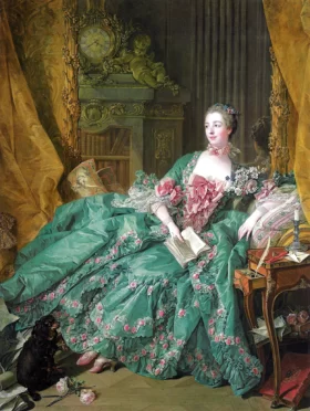 Portrait of Madame Pompadour 1756 by Francois Boucher