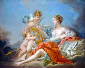Allegory of Music 1764 by Francois Boucher Allegory of Music 1764 by Francois Boucher