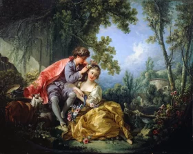 The Four Seasons- Spring 1755 by Francois Boucher