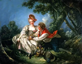 The Four Seasons- Autumn 1755 by Francois Boucher