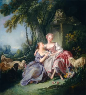 The Love Letter 1750 by Francois Boucher The Love Letter 1750 by Francois Boucher