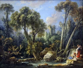 Laundresses in a landscape 1760 by Francois Boucher Laundresses in a landscape 1760 by Francois Boucher