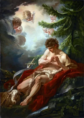 Saint John the Baptist 1755 by Francois Boucher
