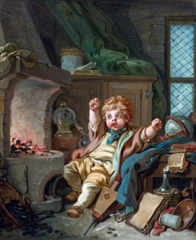 The Little alchemist by Francois Boucher The Little alchemist by Francois Boucher