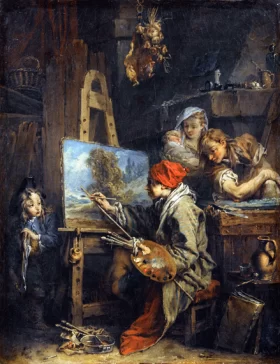 The landscape Painter by Francois Boucher