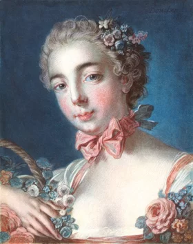 Tête de Flore (Head of Flora) 1769 by Francois Boucher Tête de Flore (Head of Flora) 1769 by Francois Boucher