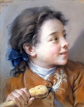 Boy with a Carrot 1738 by Francois Boucher Boy with a Carrot 1738 by Francois Boucher
